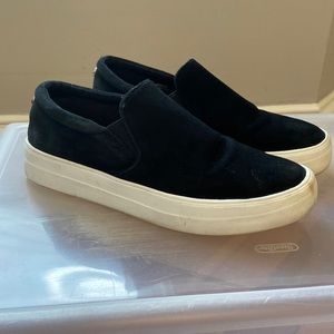 Steve Madden suede slip inside